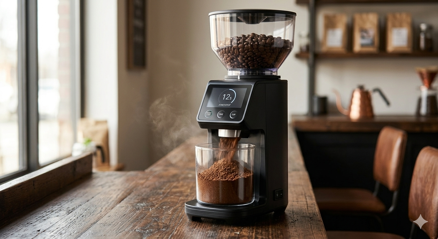 BioloMix BG706 Digital Coffee Grinder Review - Elevate Your Home Espresso