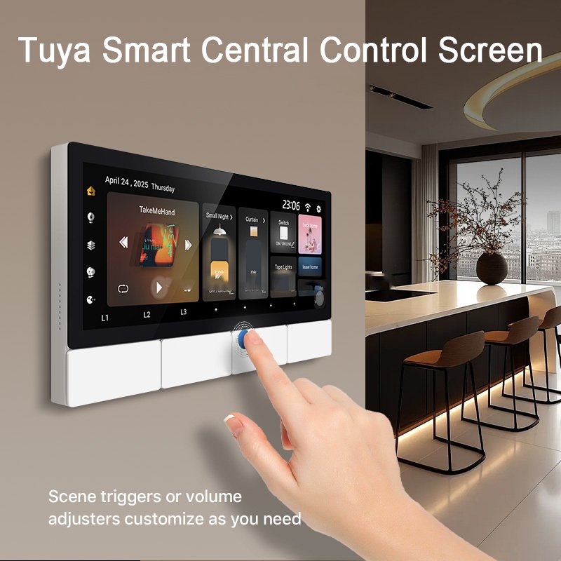 Tuya Smart Central Control Panel - HD Touch Screen Hub for Smart Home Automation