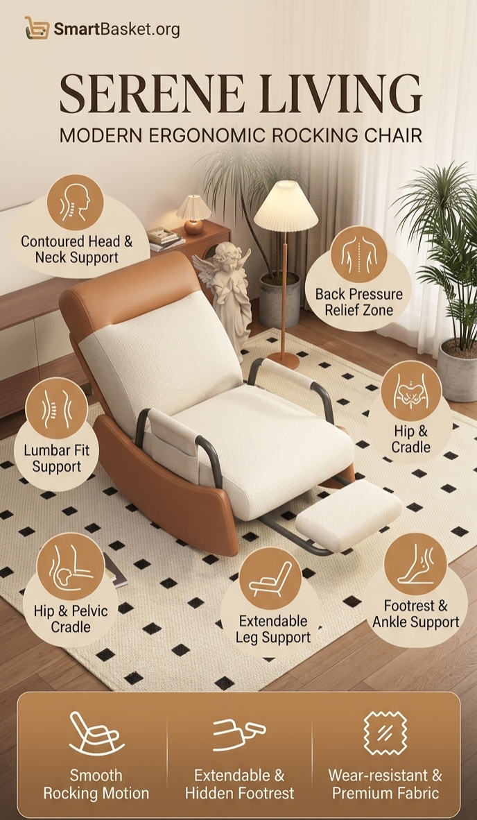 Serene Living Ergonomic Rocking Chair Review 2026 | SmartBasket