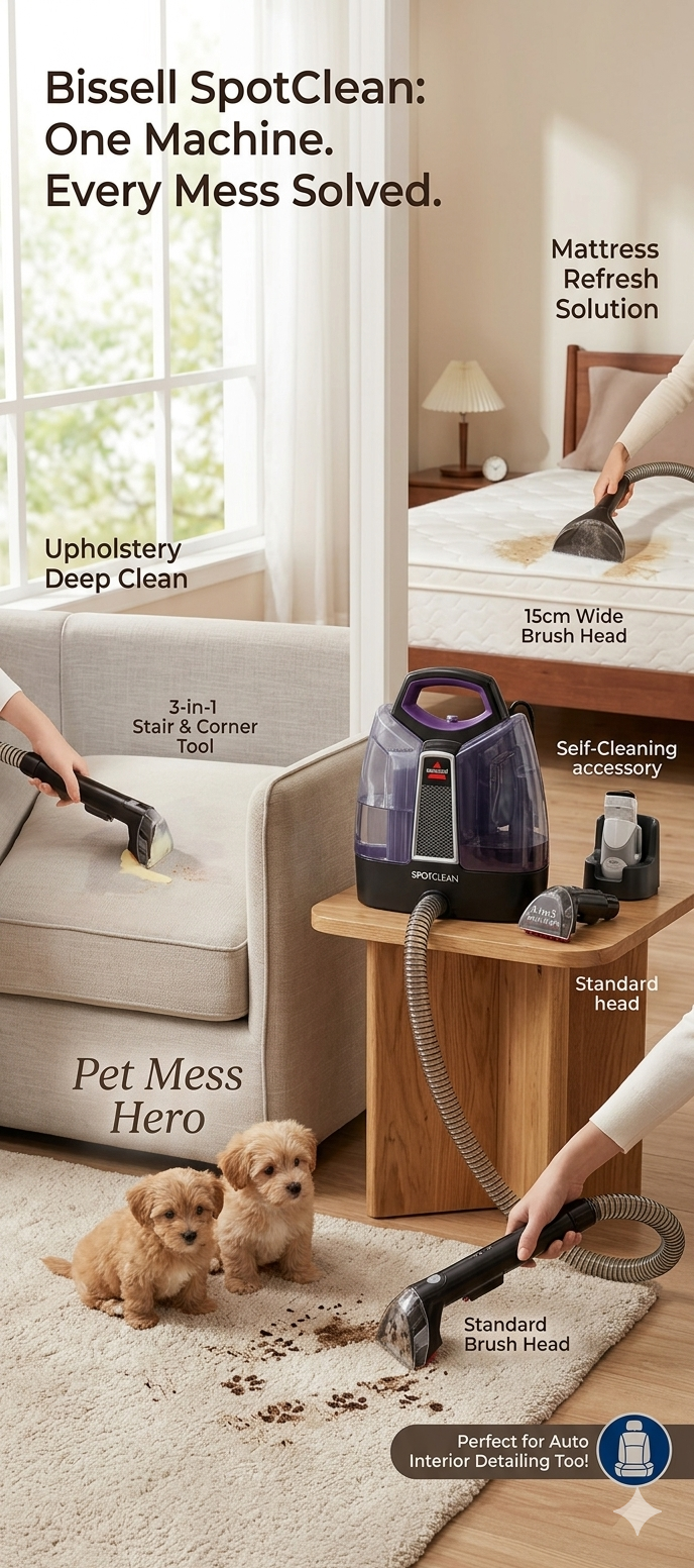 Bissell SpotClean Portable Carpet and Upholstery Spot & Stain Remover